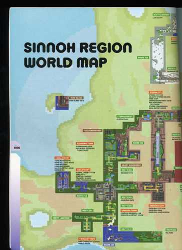 Sinnoh Pokemon Map